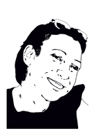 Eine stilisierte Zeichnung von Amalia Contarini.