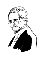 Eine Stilisierte Zeichnung von Alfred Rindlisbachers